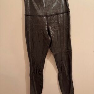 Lululemon Athletica Metallic Black Leggings